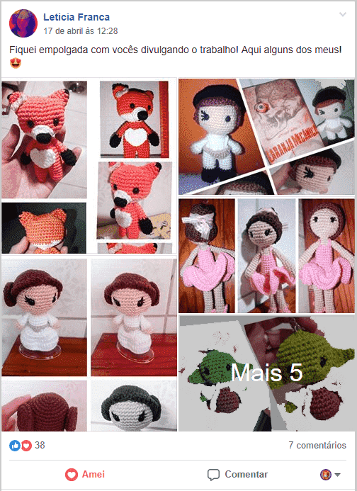 Vários Amigurumis lindos