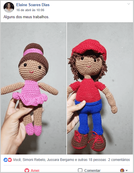 João e Maria Amigurumis